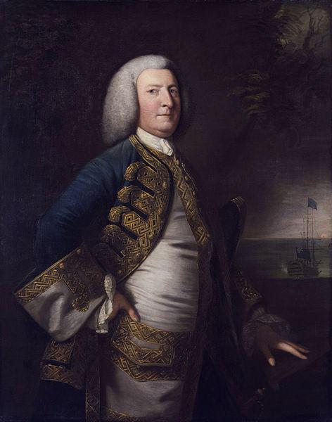 Sir Joshua Reynolds Portrait of George Anson oil painting image